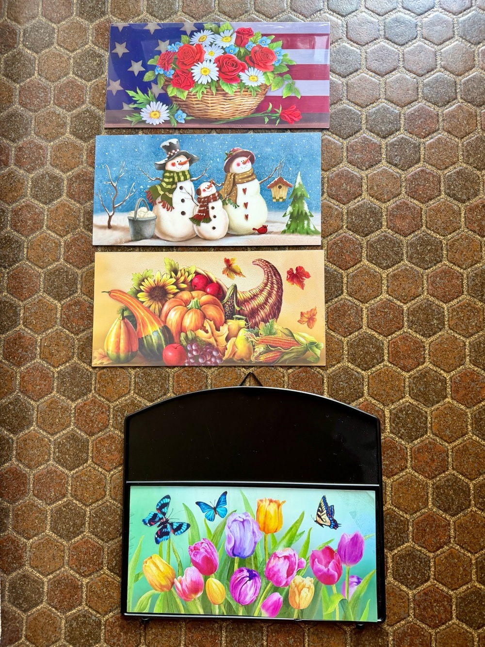 Seasonal Floral & Holiday Magnetic Wall Art